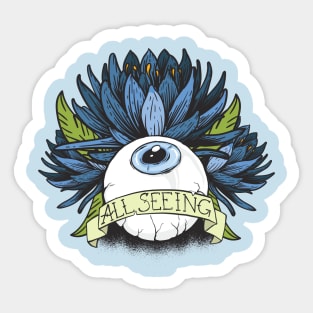 All Seen Eye Design Sticker